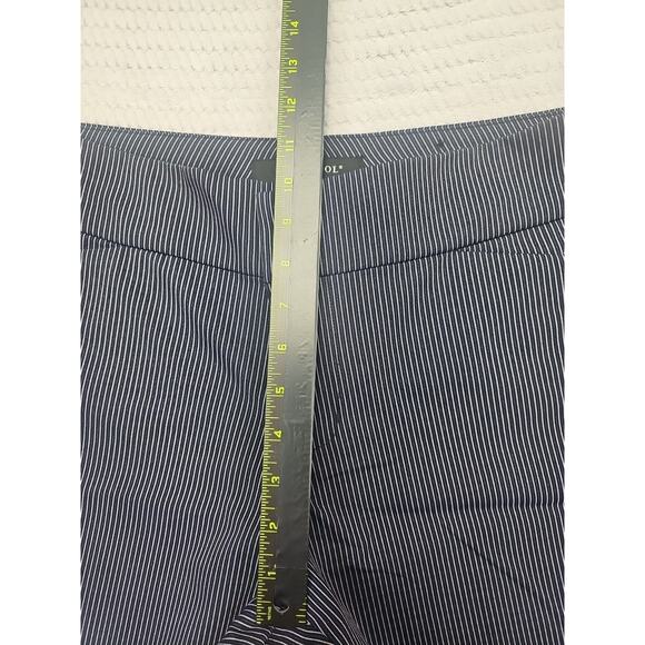 Liverpool Pants Womens 10 Navy Ministripe Bootcut Trousers Style #LM5099ZP - Picture 4 of 10